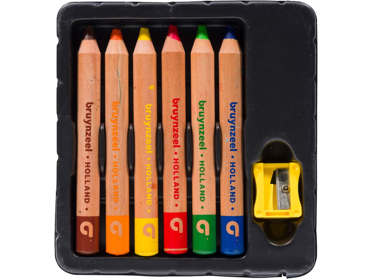 BRUYNZEEL Matita colorata Kids 60119006 6 colori (8712079420895)