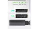 ICY BOX External case M.2NVMe & SATA IB-1817MC-C31 SSD mit USB-C 10GBit/s (4250078172451)
