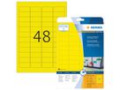 HERMA Étiquettes univers. 45x21mm 4366 jaune 960 pcs./20 flls. (4008705043663)