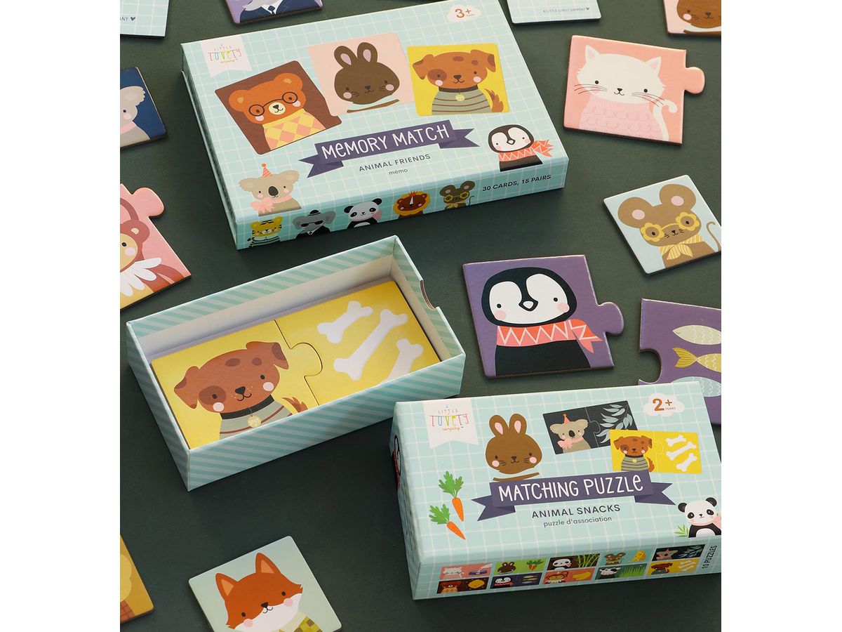 ALLC Puzzle PGMPAS07 Animal and Snacks 10-teilig (8719715003351)