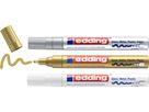 EDDING Paintmarker 750 2-4mm 750-E3-met gold/silver/white 3 Stück (4057305021007)