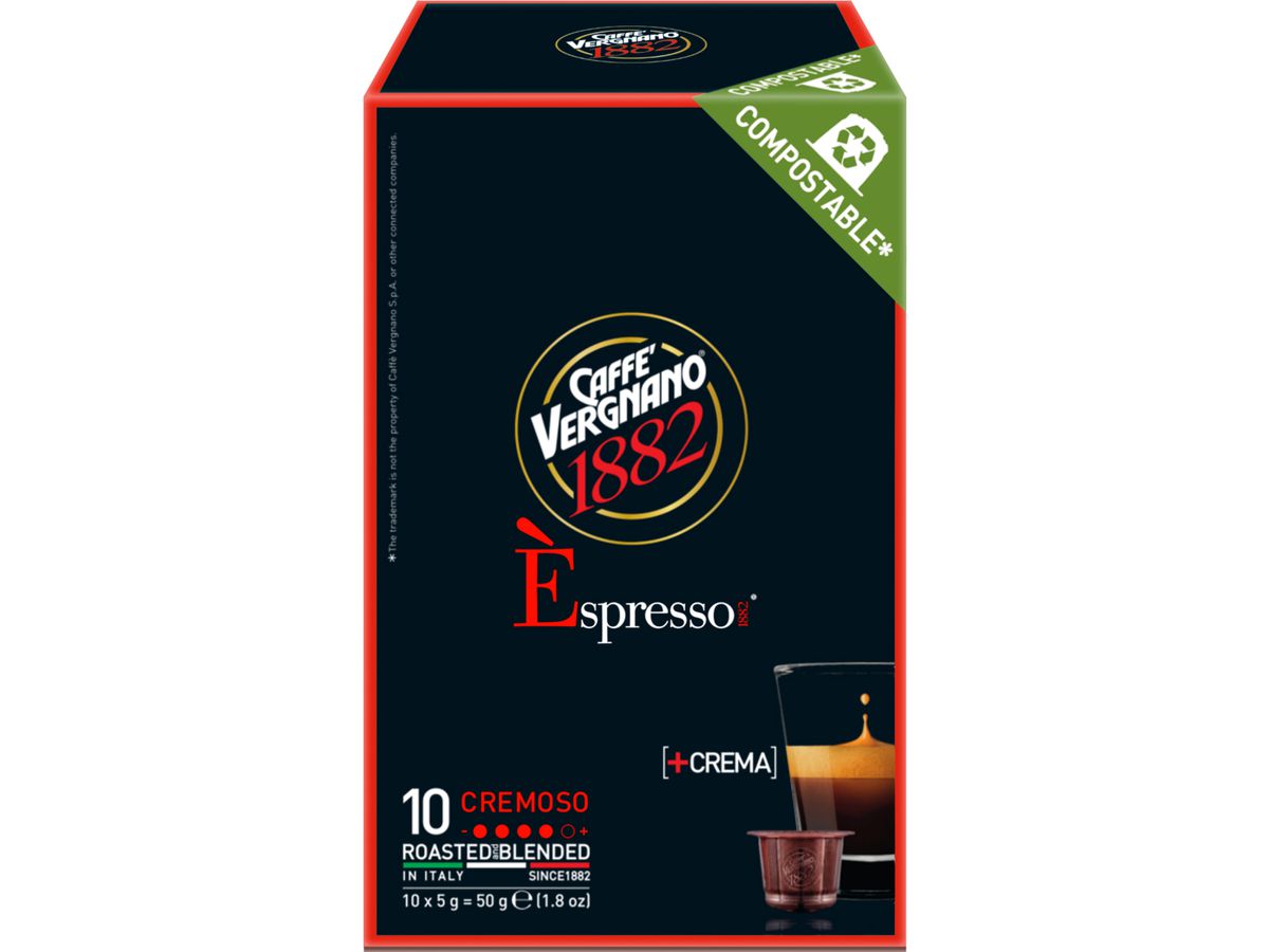 VERGNANO Kaffeekapseln 2295402 Cremoso 10 Stk. (8001800005488)