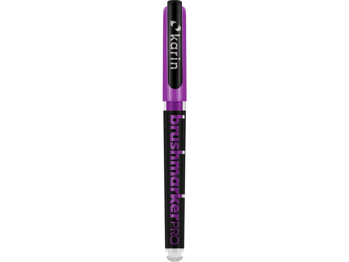 KARIN Brush Marker PRO neon 6172 27Z6172 violet (5904446025847)