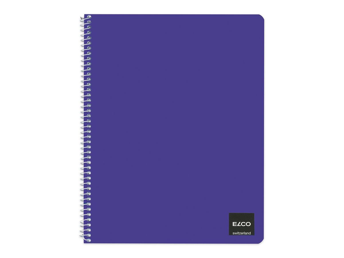 ELCO Cahier spiral quadr. 4mm A6 72885.07 blanc, 70g, ass. 50 flls. (7610425439700)
