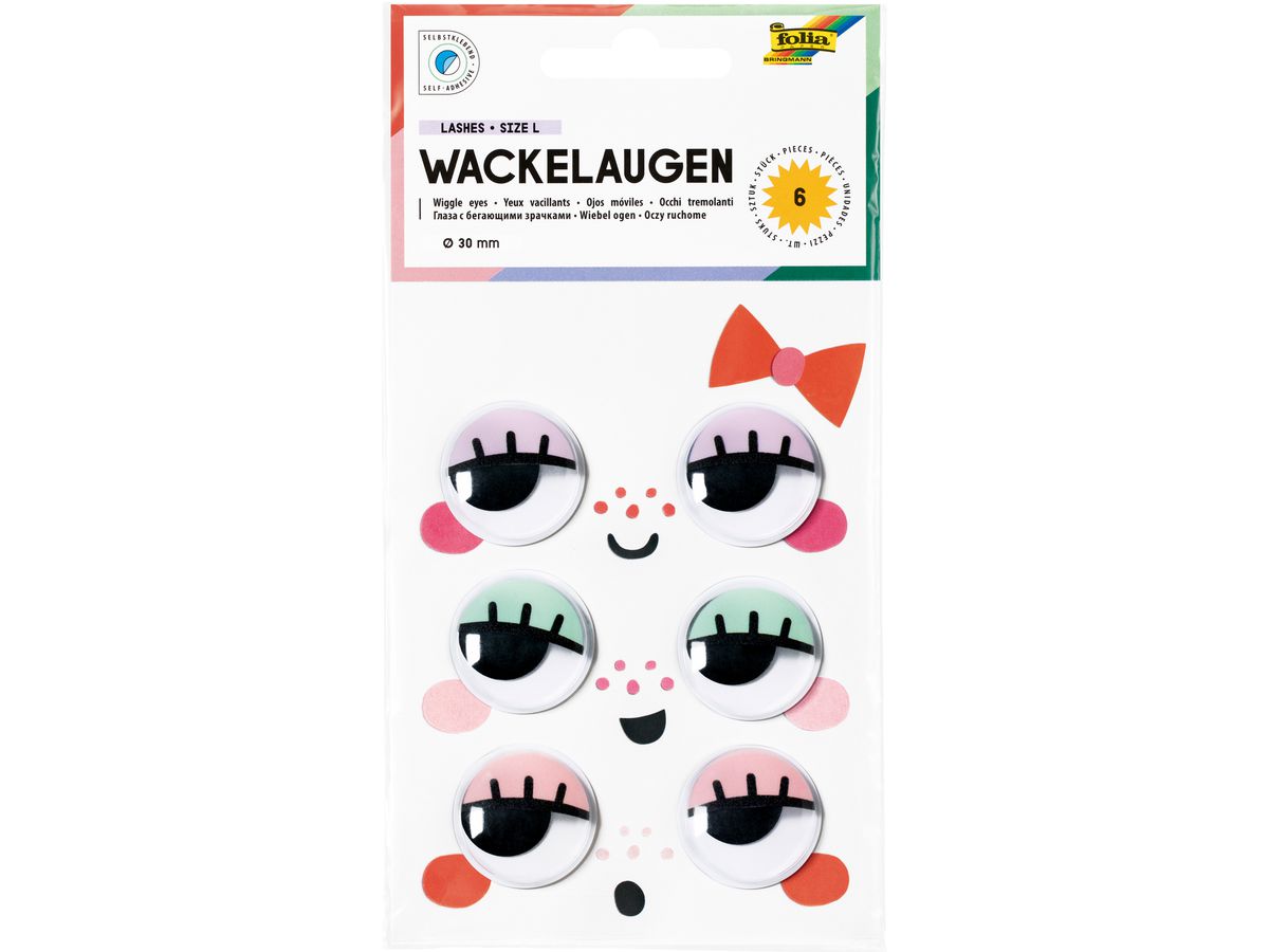 FOLIA Occhi a mandorla Lashes 7512 Dimensione L 6 pezzi (4001868135633)