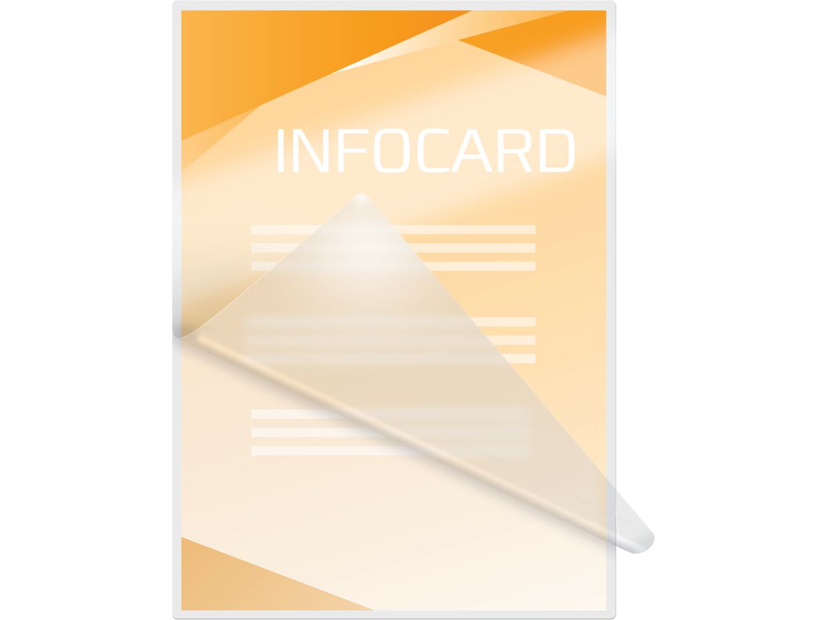 GBC Pelicole per laminazione A7 IB581076 lucido, 125my 100 pezzi (0013465581076)