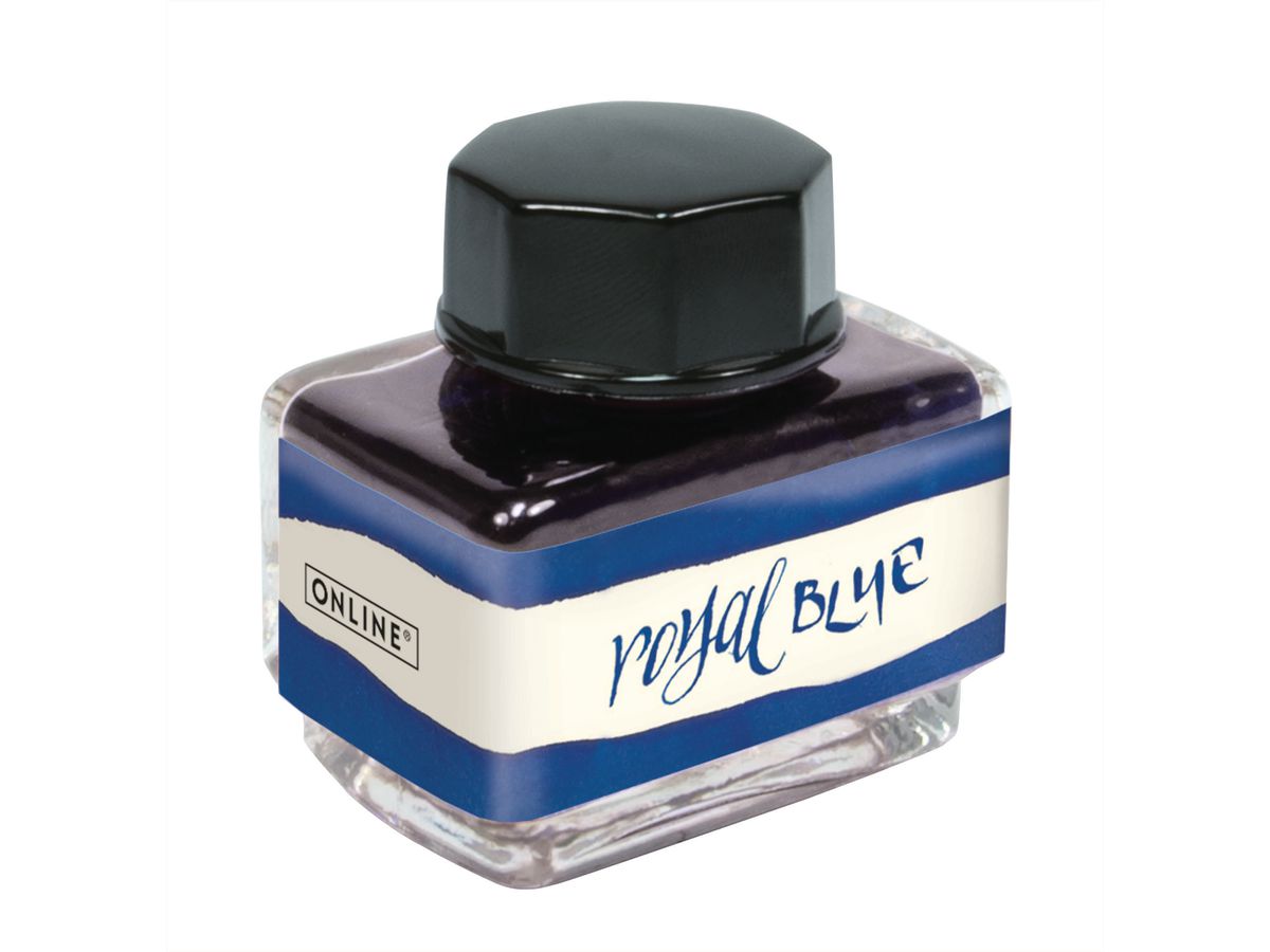 ONLINE Tintenglas 15ml 17115/3 Royal Blue (4014421171153)