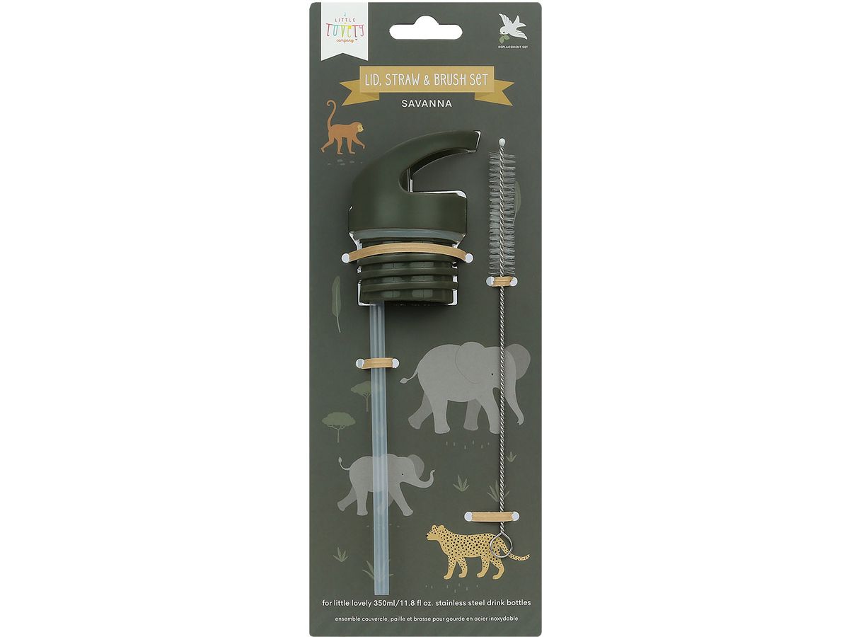 ALLC Set für Trinkflasche DBSSRE55 Deckel, Strohhalm, Bürste (8719715002569)