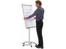 FRANKEN Flipchart Deluxe 67x95cm FC81 Mobil, hellgrau (4016946211451)