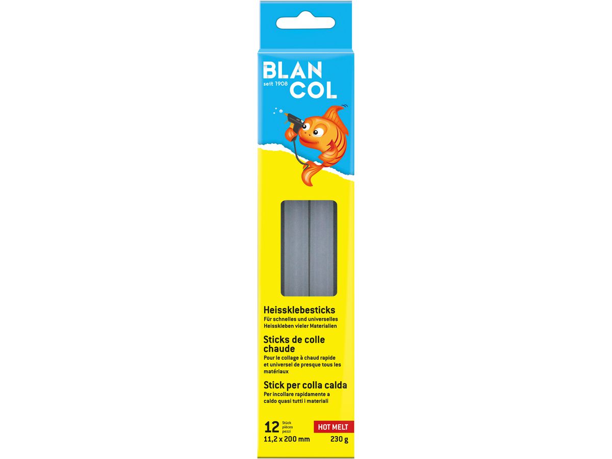 BLANCOL Heissklebesticks 32407 11.2x200mm, rund 12 Stück (7610067324075)