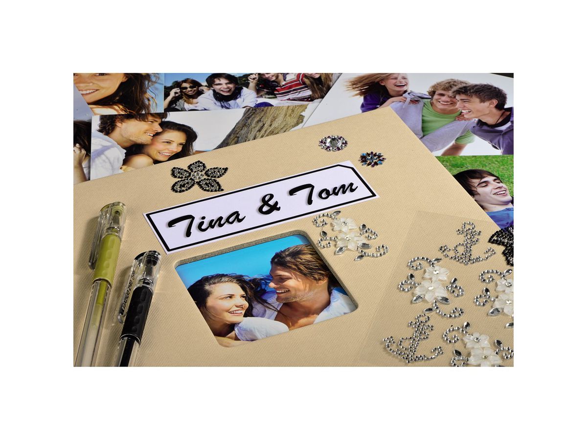 HAMA Spiralalbum Fine Art 36x32cm 10609 taupe 25 Blatt (4007249106094)