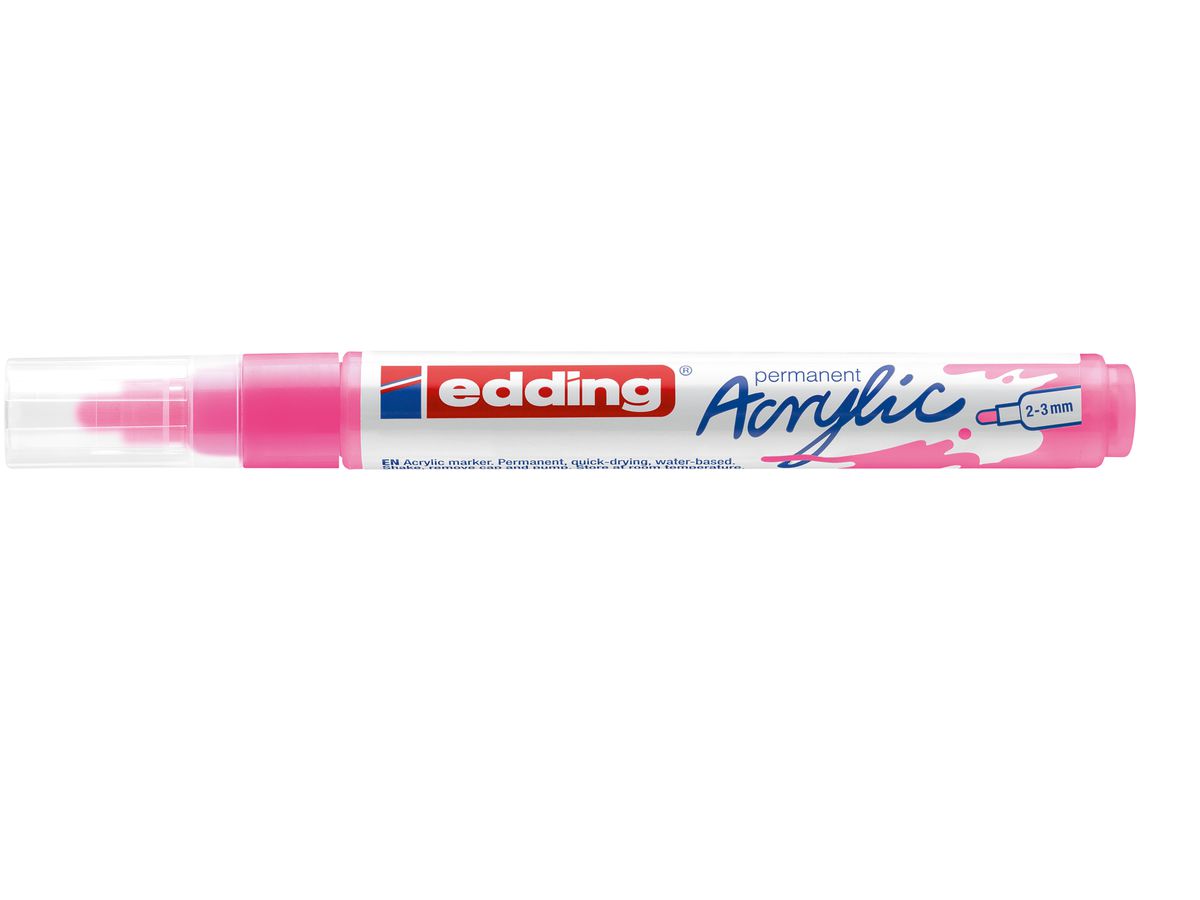 EDDING Acrylmarker 5100 2-3mm 5100-069 fluorescent pink (4057305027436)