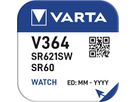 VARTA Knopfzelle V364 364101111 SR621SW, SR60 (4008496245734)