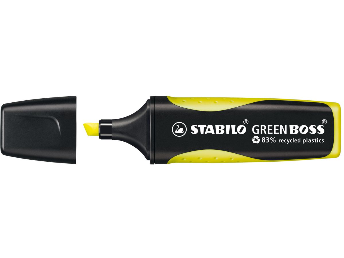 STABILO Textmarker GREEN BOSS 2-5mm 6070/24 gelb (4006381436618)
