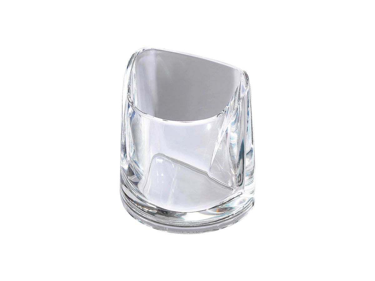 REXEL Stifteköcher 10,8x10,6,8cm 2101502 transparent (5028252176385)