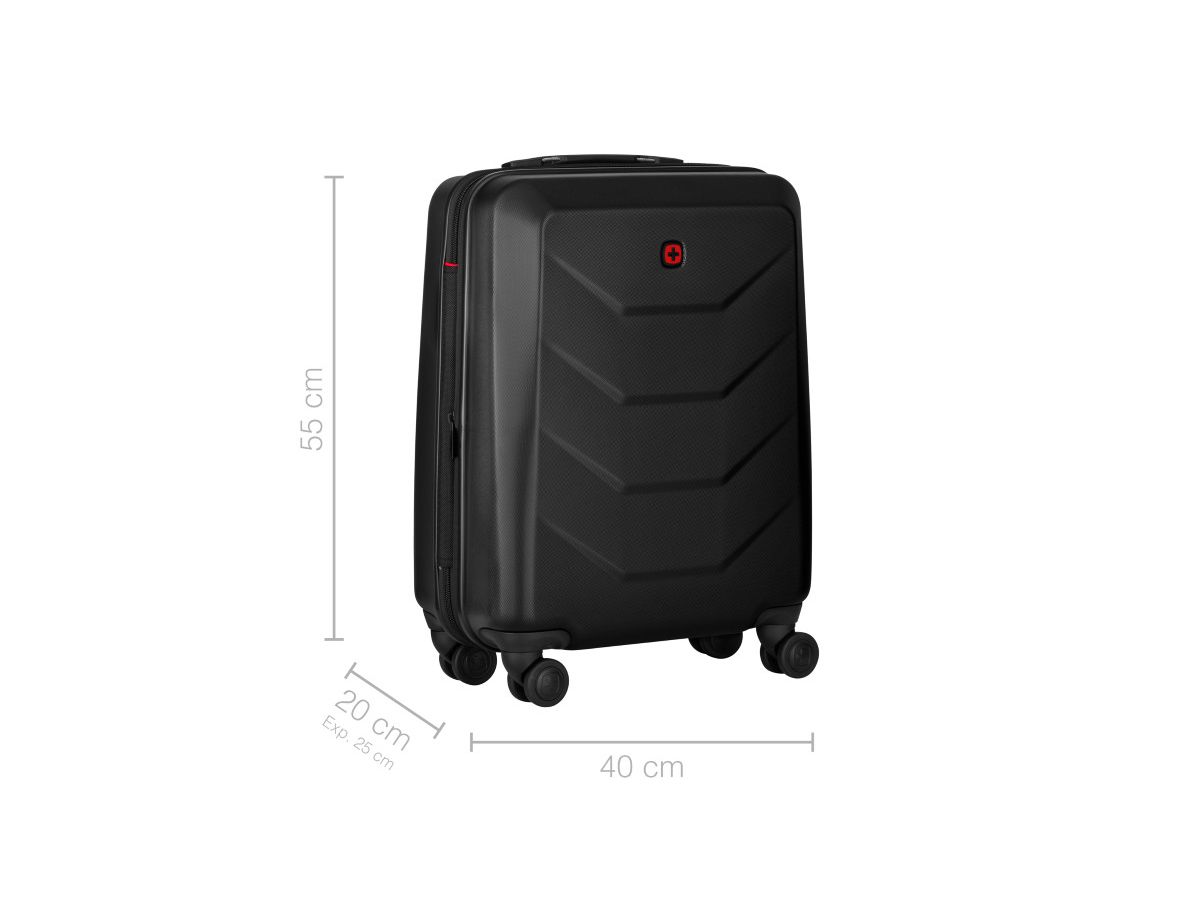WENGER Prymo Carry-on 36l 612536 Hardside Case Black (7611160242471)