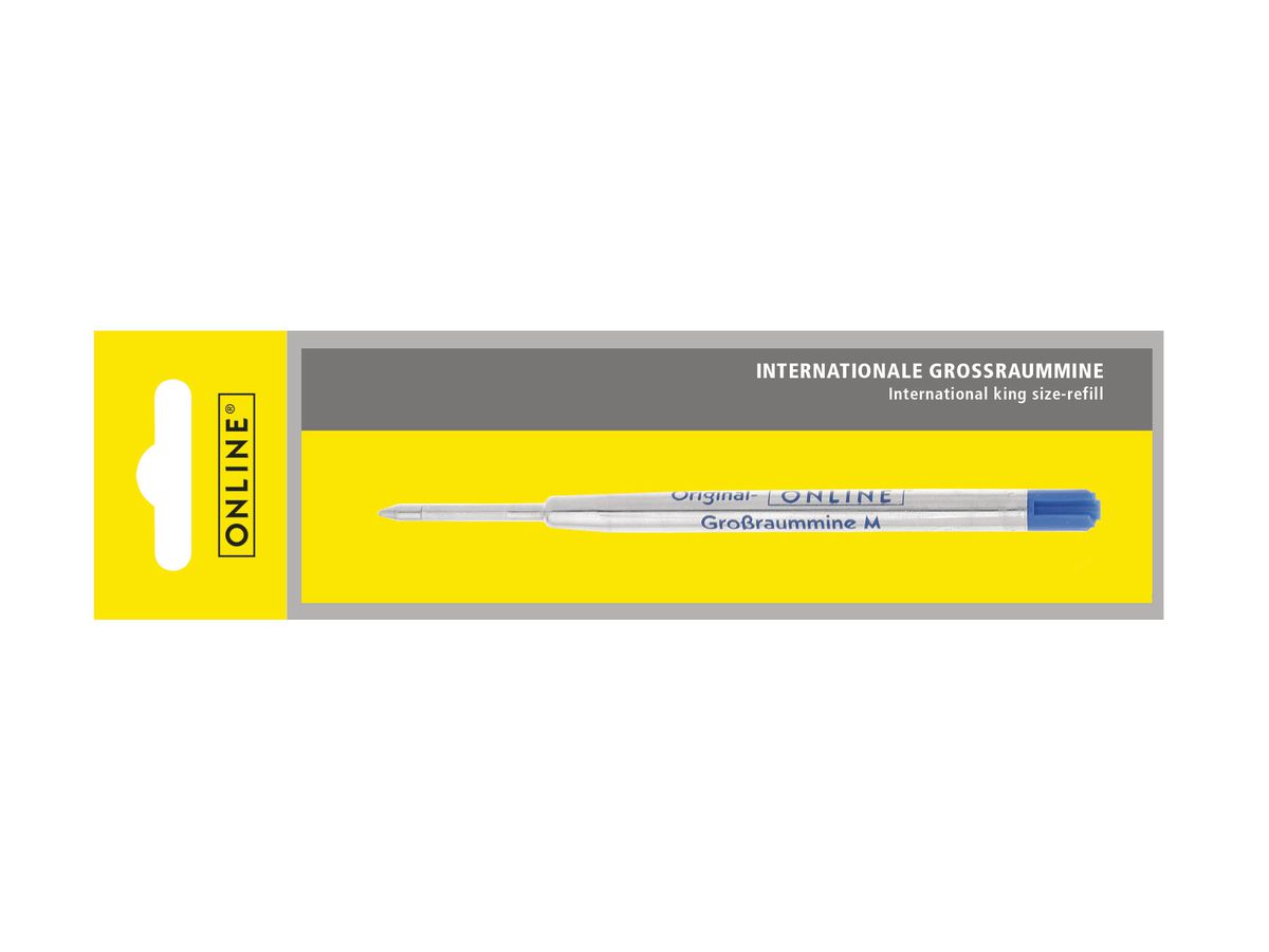 ONLINE Kugelschreiber-Minen M 40005/3 blau (4014421400055)
