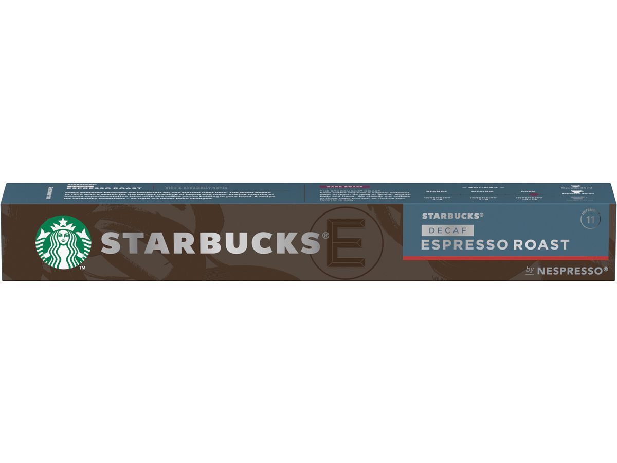 STARBUCKS Capsule di caffè 10 pz. 6220319 Decaf Espresso Roast (7630477891653)