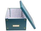 EXACOMPTA Boîte de rangement Neo Deco 62353E bleu canard, A4+ 27x36x19cm (3130630623533)