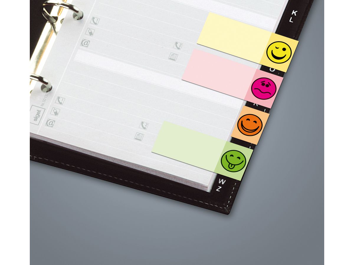 SIGEL Haftnotizen Design 20x50mm HN502 5 Motive 5 x 40 Streifen (4004360902505)