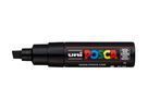 POSCA Marker 8mm PC-8K BLACK schwarz, Keilspitze (4902778916452)