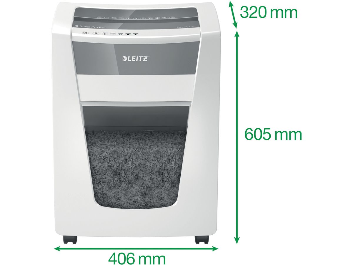 LEITZ Destructeur documents IQ 8004-20-00 Office Pro, P-5+, 30lt (4002432119189)