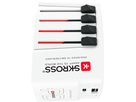 SKROSS World Travel Adapter AC65PD 1.302333 Dual USB (7640166328285)