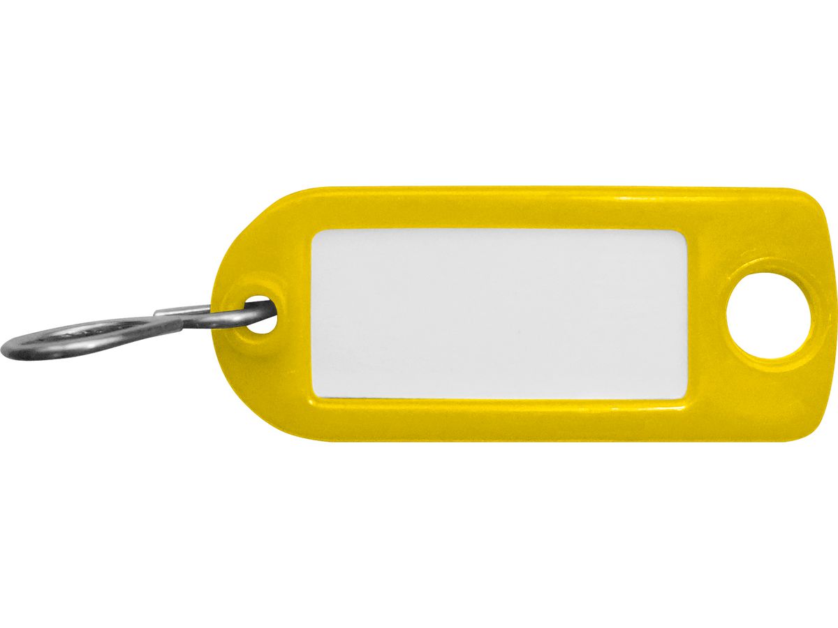 RIEFFEL SWITZERLAND Schlüssel-Anhänger 8034 FS GELB gelb 100 Stück (7640115312006)