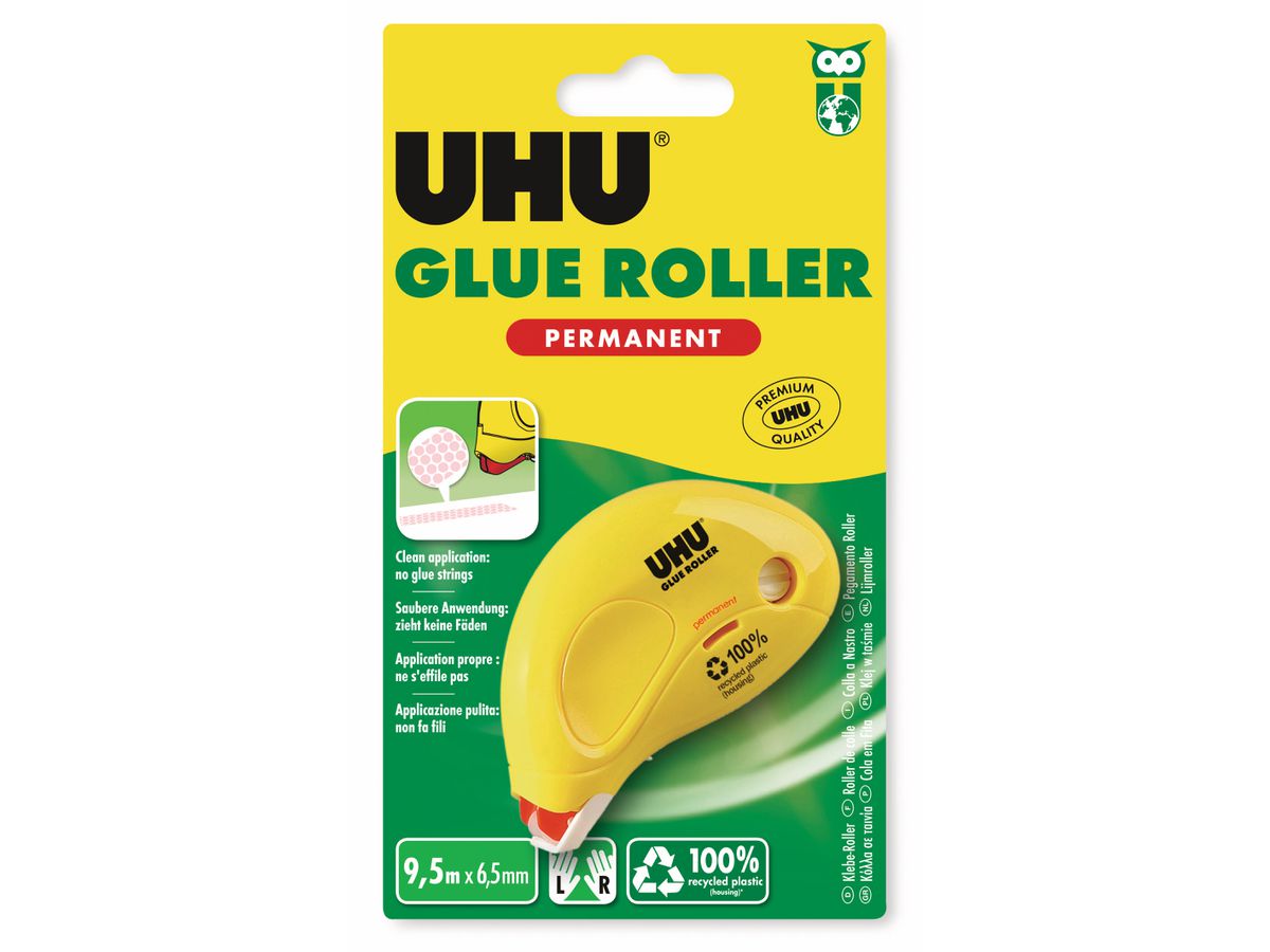 UHU Roller collante 9,5mx6,5mm 50465 permanent (4026700504651)