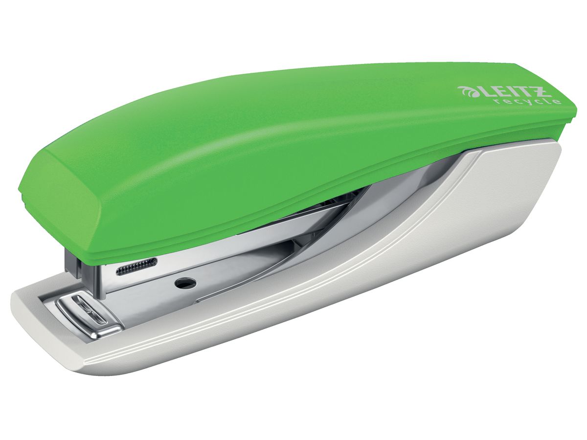 LEITZ Heftgerät Mini NeXXT Recycle 5617-00-55 grün, C02 neutral 10 Blatt (4002432135417)
