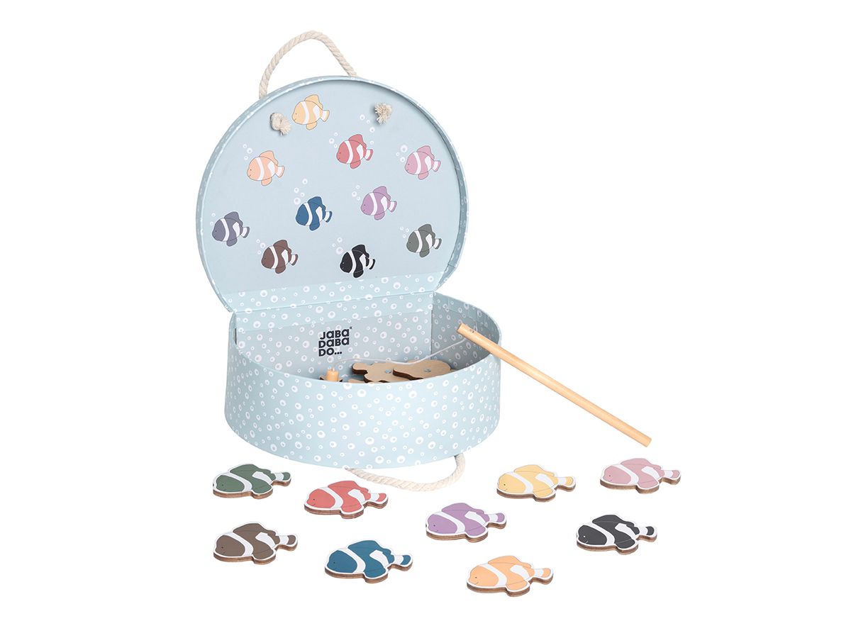 JABADABADO Jeu poisson 30x23cm C2547 avec coffre (7332599025472)