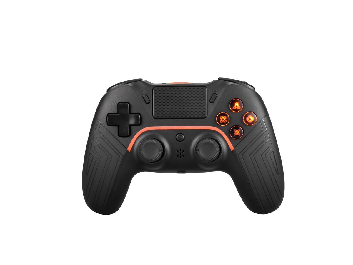DELTACO Wireless Controller PS4 GAM-139 Black (7333048057105)