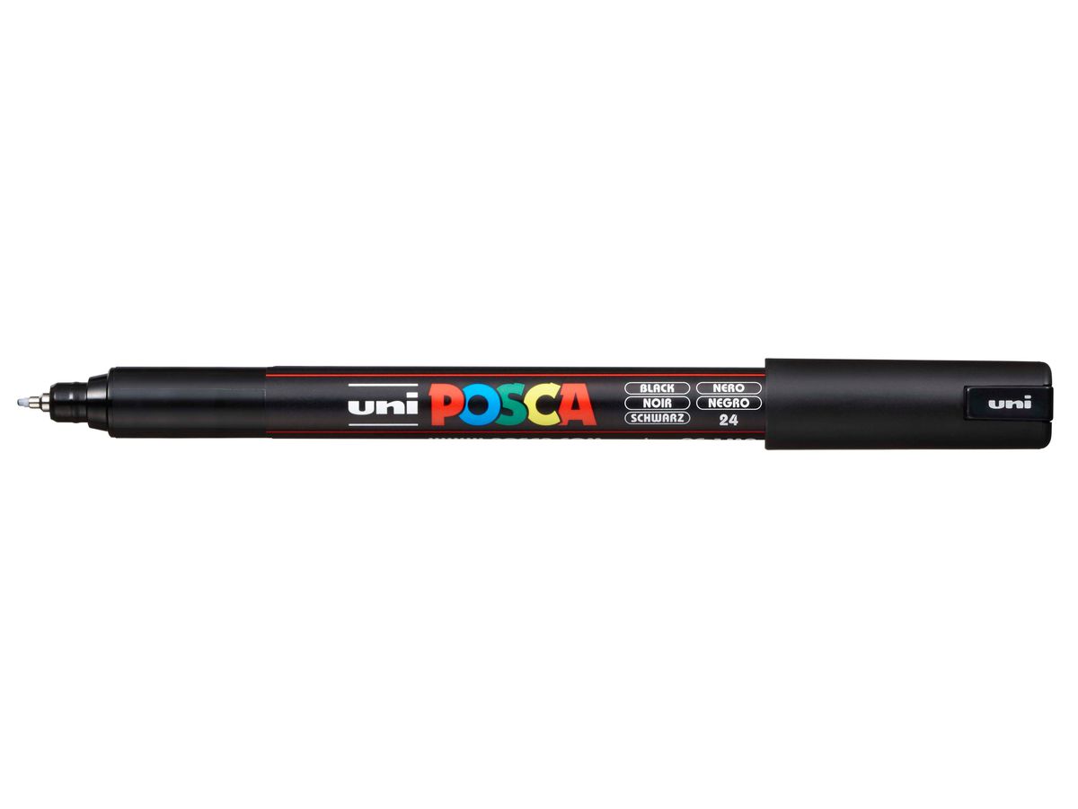 POSCA Fineliner 0.7mm PC-1MR BLACK nero (4902778089866)