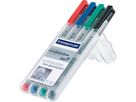 STAEDTLER Lumocolor non-perm. F 316 WP4 4 Farben ass. (4007817304549)