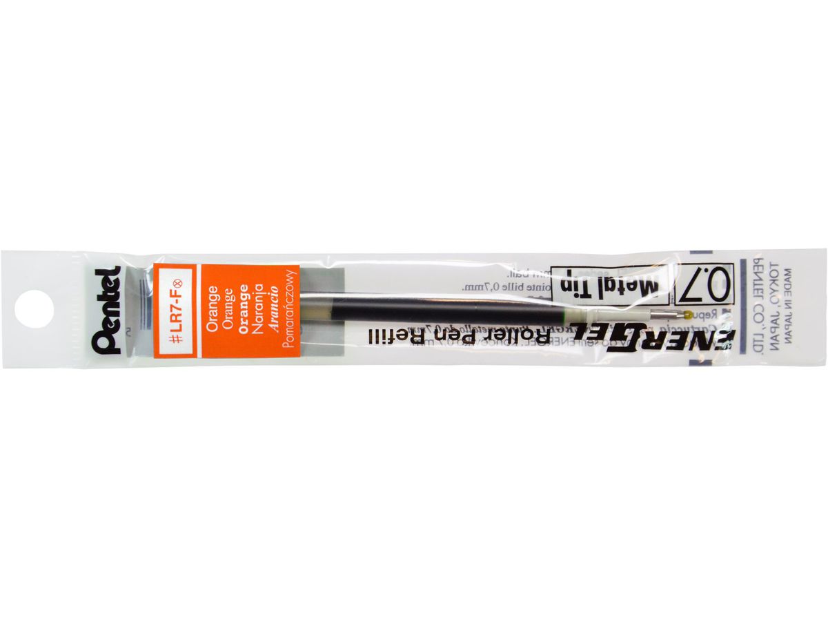 PENTEL EnerGel Mine 0.7mm LR7-FX orange (0884851009074)