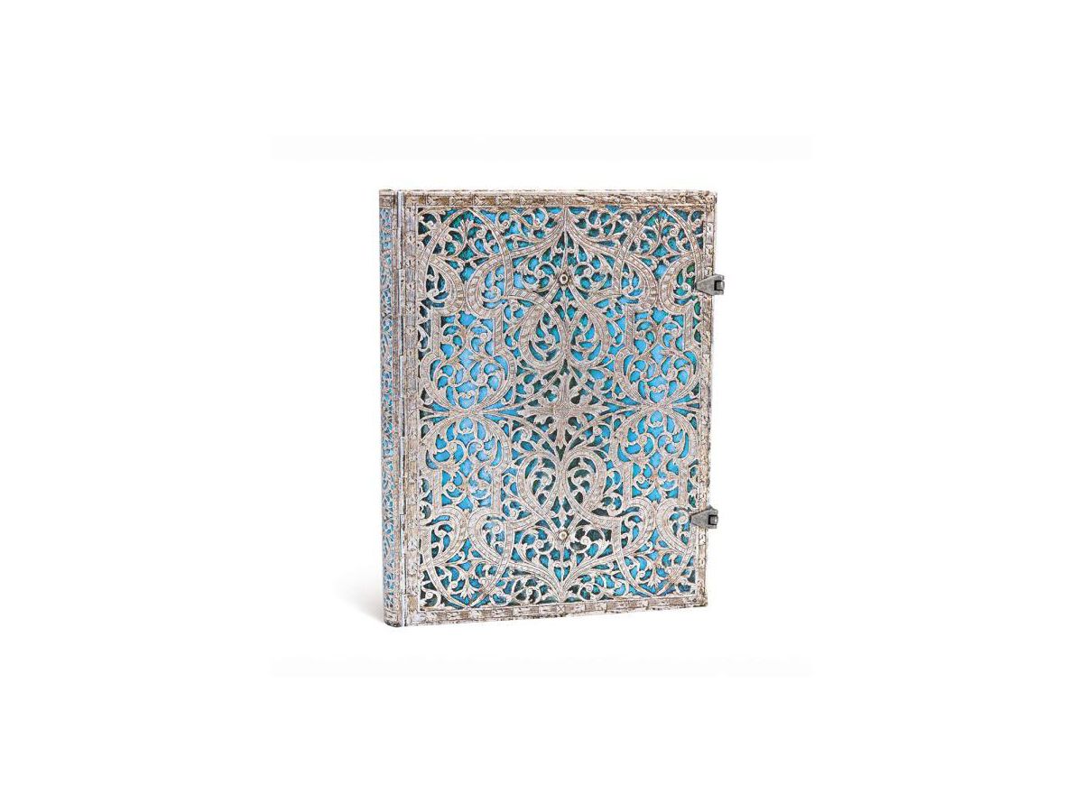 PAPERBLANKS Notizbuch Maya Blau 180x230mm PB25603 liniert 240 Seiten (9781439725603)