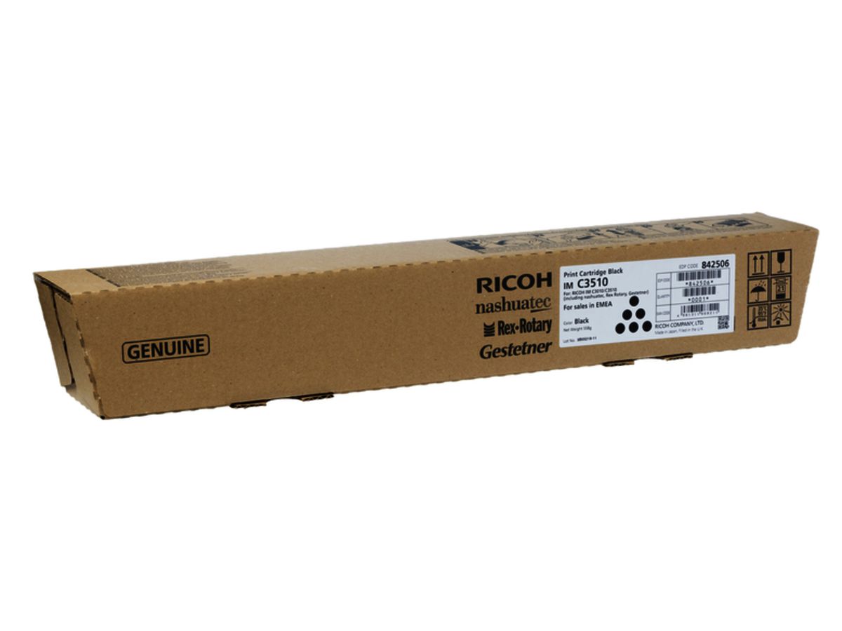 RICOH Toner noir 842506 IM C3010(A)/3510(A) 40'000 S. (4961311968211)