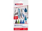 EDDING Textilmarker 4500 3950 Cool Color 5 pezzi (4057305013132)