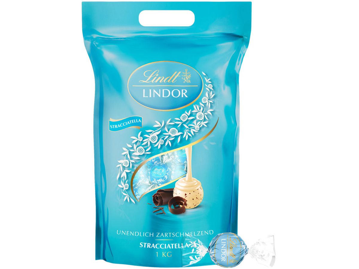 LINDT Lindor Kugeln 639042 Stracciatella 1000g (4000539499845)