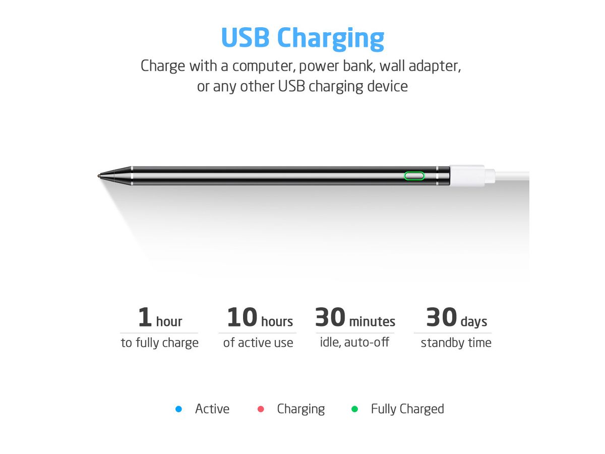 ESR Digital Stylus Ipad / others K818 Black (4894240081266)