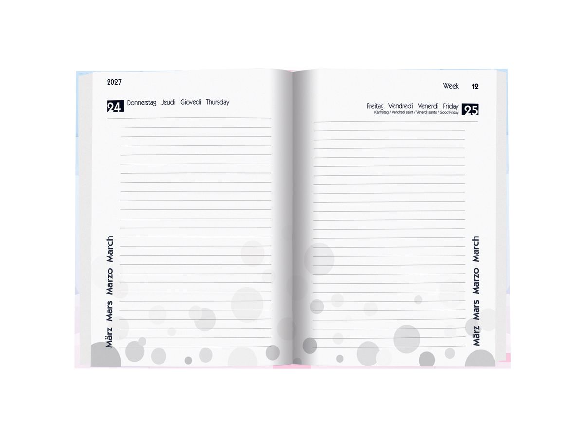 BIELLA Agenda scuola Pastel 26/27 806544890027U 1J/1P 12x16.5cm (7611365530656)