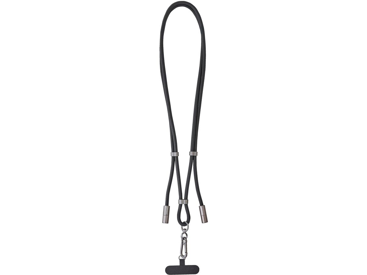 INTENSO Phone Lanyard Charg.Data Cable 7991000 2x USB-C, up to 1.65m black (4034303037070)