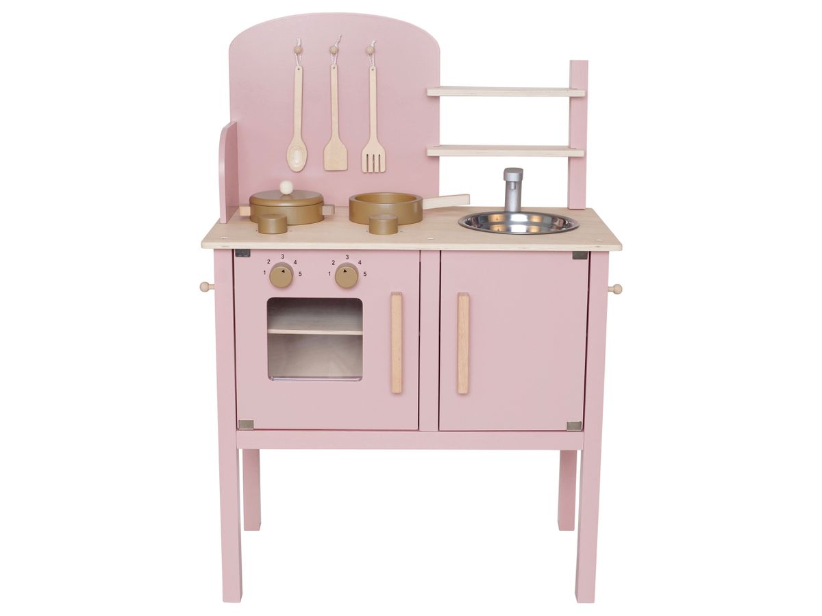 JABADABADO Cucina con pentola e padella W7258 rosa (7332599072582)