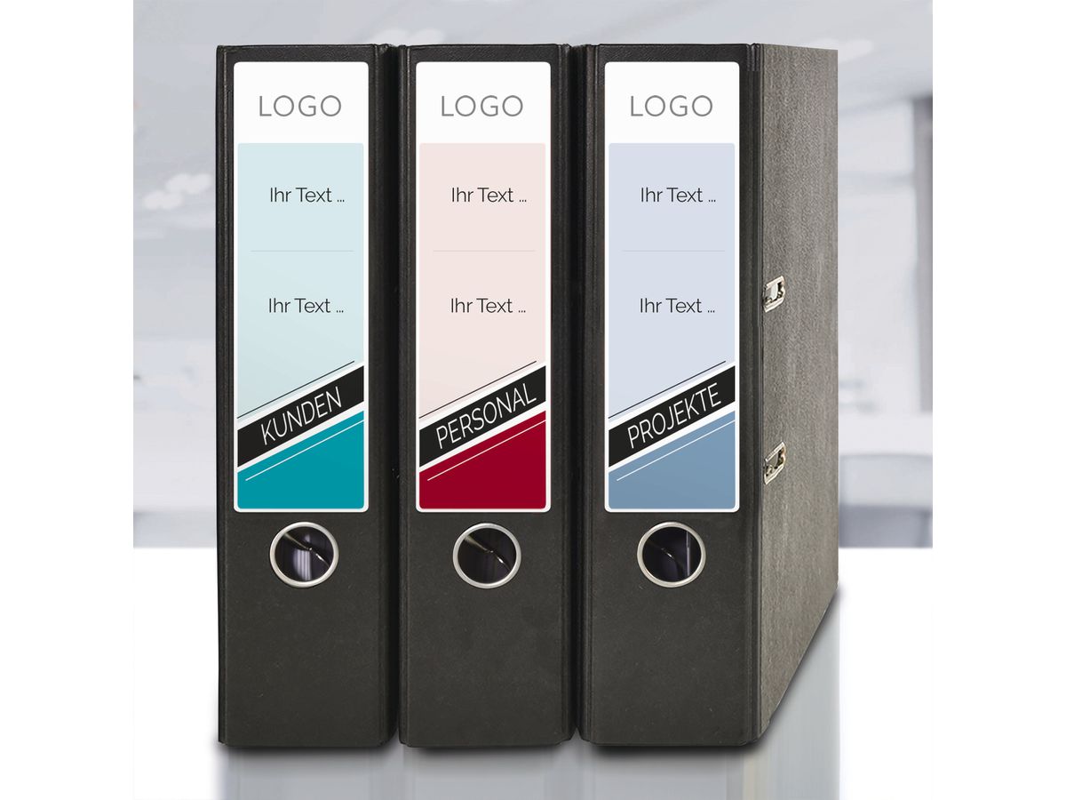 AVERY ZWECKFORM Costa per cartella 61x192mm L4761-25 bianco 120 pz./25 + 5 fogli (4004182047613)