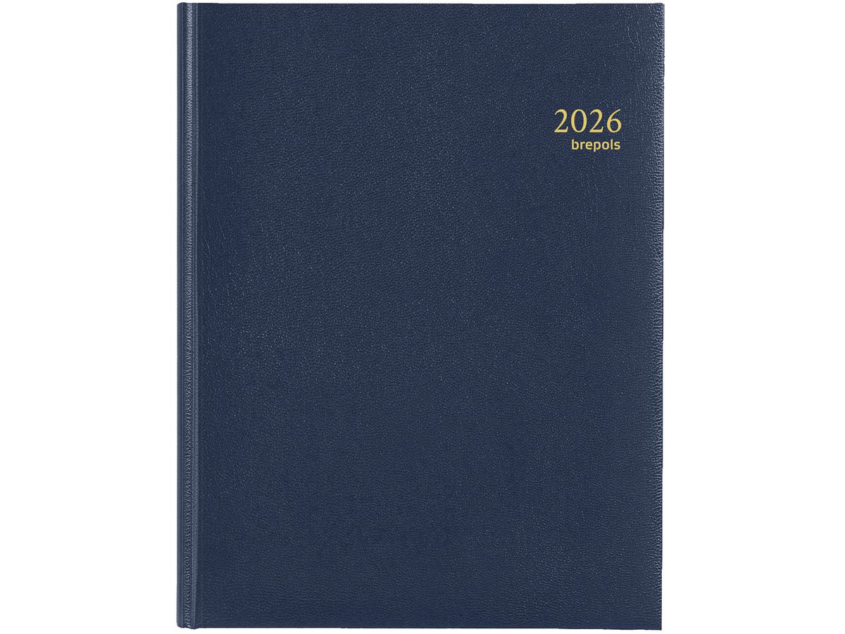 BREPOLS Agenda Timing Lima Kul. 2026 0.136.1256 1S/2P bleu 17.1x22cm (5412303005227)