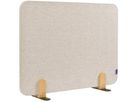 LEGAMASTER Tischtrennwand 80x60cm 7-209833 ELEMENTS, beige, Standfuss (8713797101226)