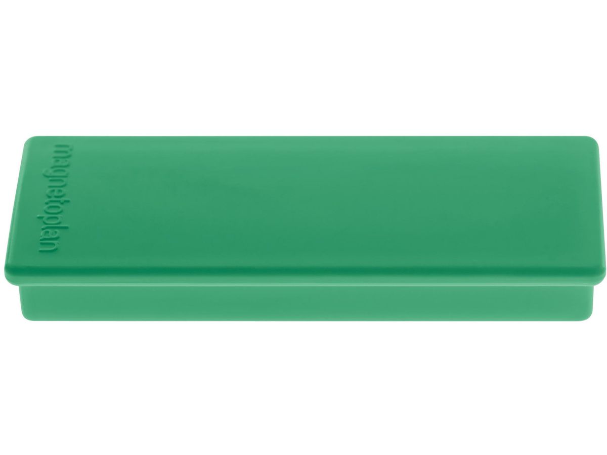 MAGNETOPLAN Rechteck-Magnethalter 1665105 grün 10 Stk. (4013695011165)