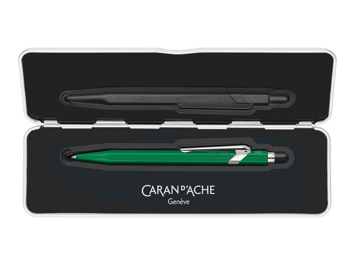 CARAN D'ACHE Stylo à bille 849 Colormat-X 849.734 vert, Slimpack (7630002351942)