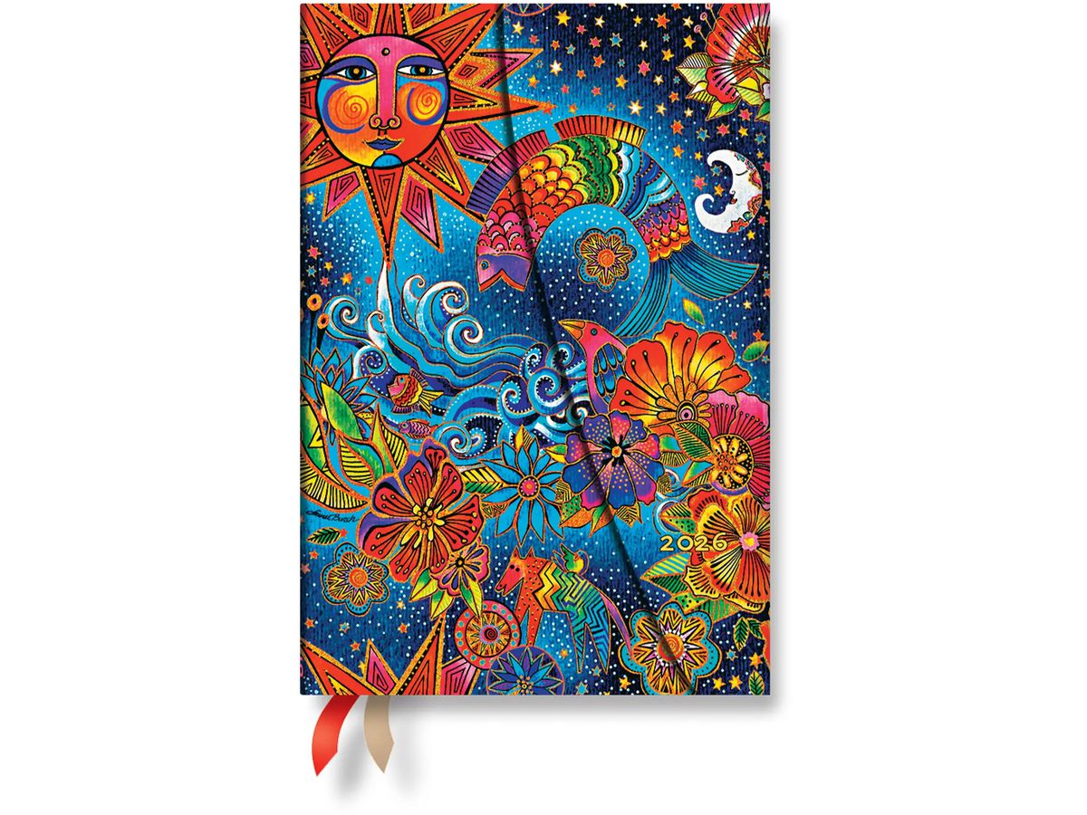 PAPERBLANKS Agenda Himmlische Magie 2026 DD0554-5 1S/2P HOR Mini HC AL 9.5x14cm (9780349705545)