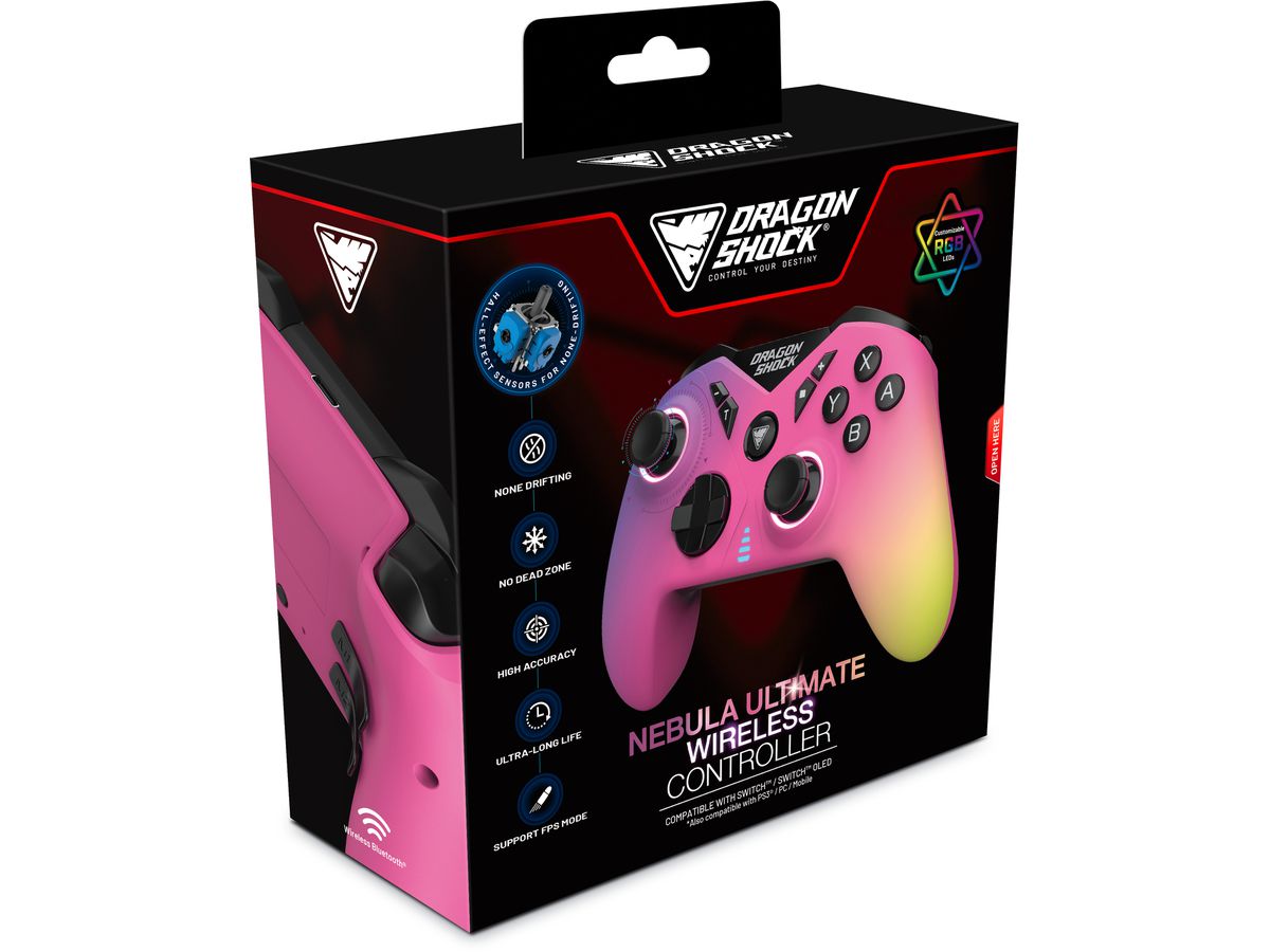 DRAGONSHOCK DS NEBULA PRO Wireless Ctrl. DSCPNSW-CD NSW, Candy (5425025593903)